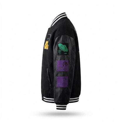 Mens Outlet House - Setir | Patched Buttoned Jacket Unisex