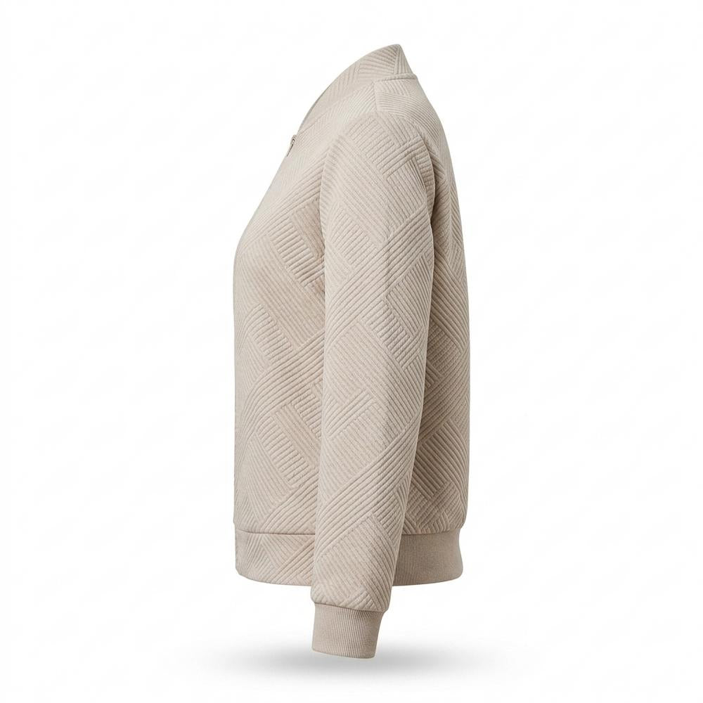 Mens Outlet House - Laral | Textured Zip-Up Jacket Women