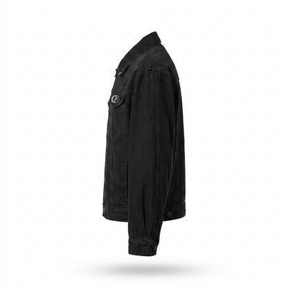 Mens Outlet House - Ridan | Button-Front Denim Jacket Unisex