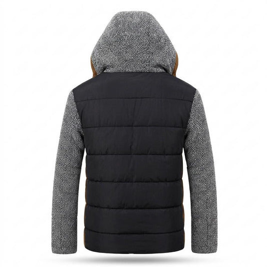 Mens Outlet House - Allev | Mixed-Media Padded Jacket Men