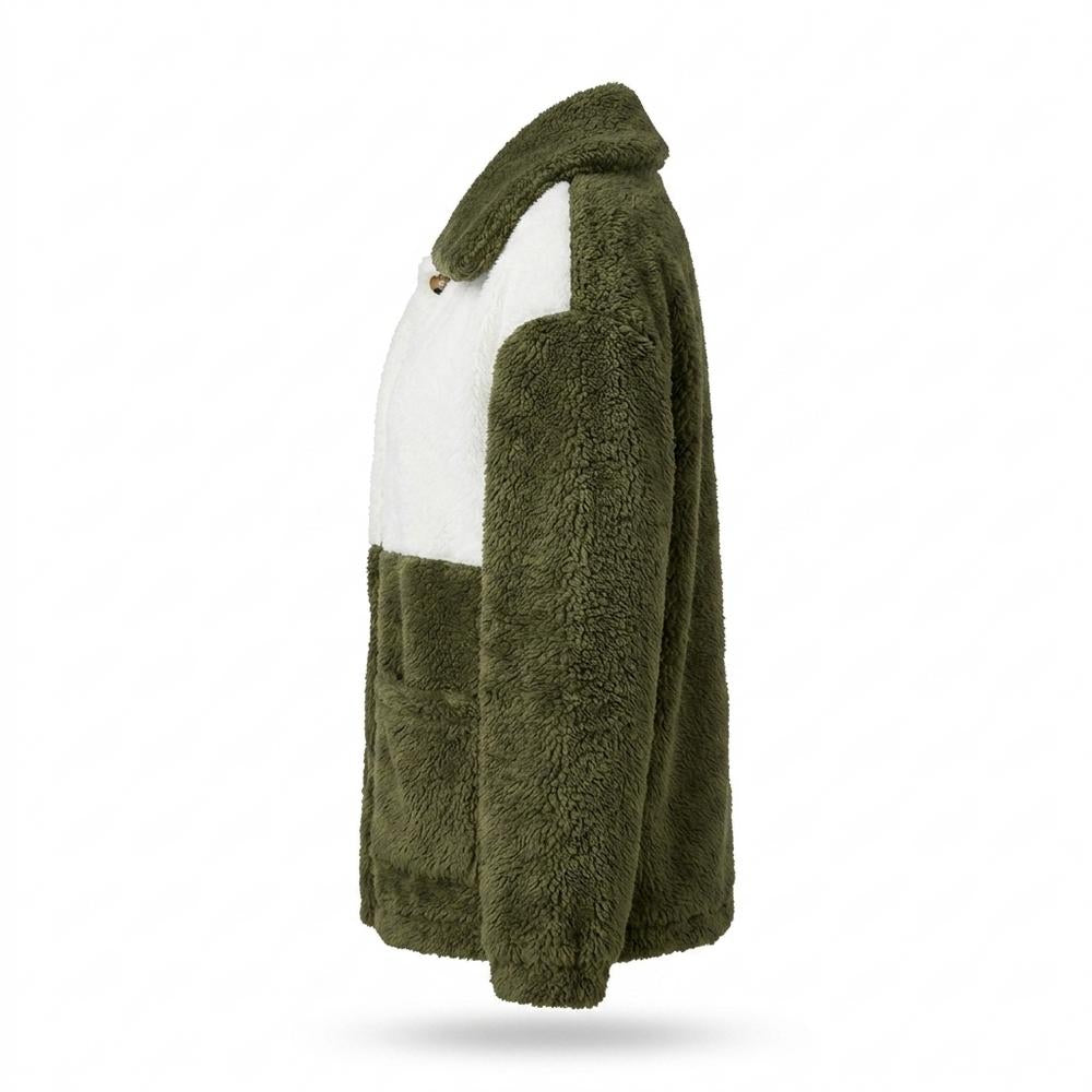 Mens Outlet House - Lylin | Color-Block Fleece Jacket Women