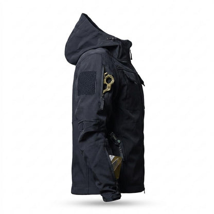 Mens Outlet House - Eugor | Hooded Multi-Pocket Jacket Men