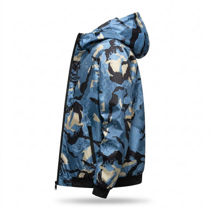 Mens Outlet House - Vanav | Hooded Camouflage Jacket Men