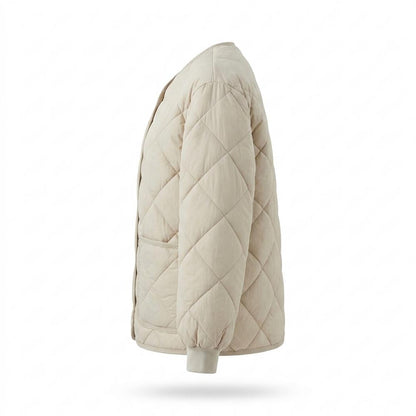 Mens Outlet House - Kemin | Quilted Collarless Jacket Women