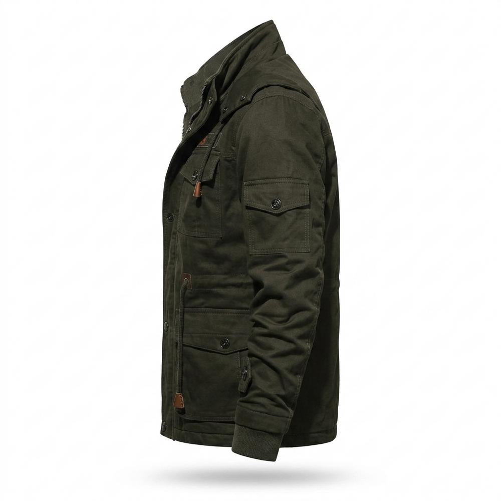 Mens Outlet House - Vemir | Fleece-Lined Hooded Jacket Men