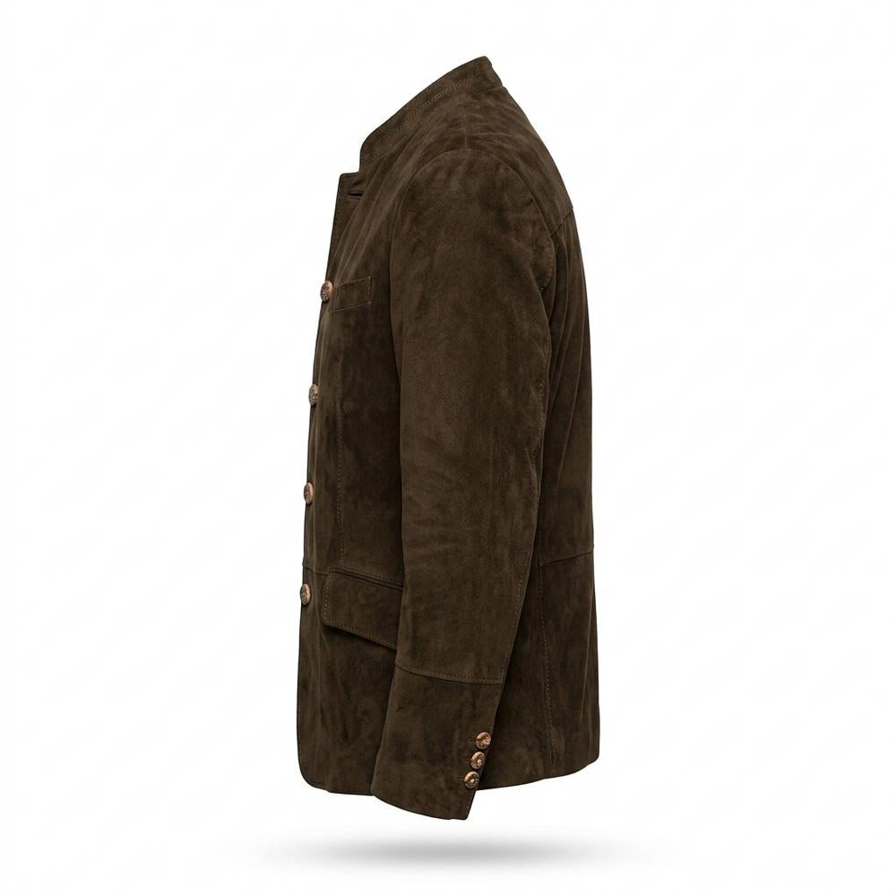 Mens Outlet House - Lyvin | Suede-Effect Stand-Collar Jacket Men