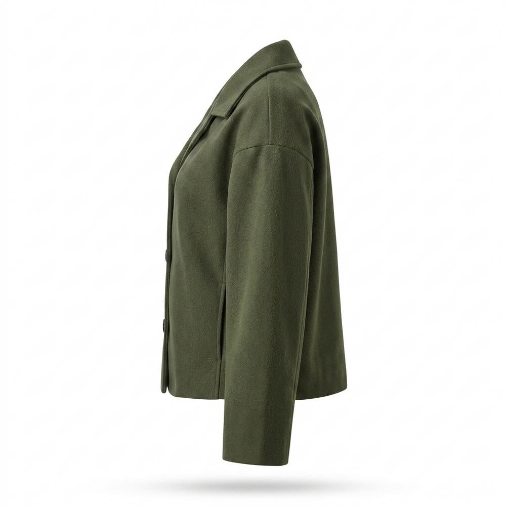Mens Outlet House - Talom | Button-Front Cropped Jacket Women