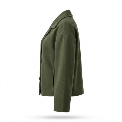 Mens Outlet House - Talom | Button-Front Cropped Jacket Women