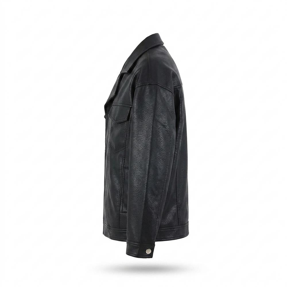 Mens Outlet House - Vamar | Grained Boxy Fit Jacket Unisex