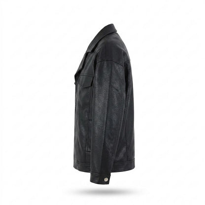 Mens Outlet House - Vamar | Grained Boxy Fit Jacket Unisex