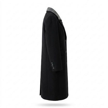 Mens Outlet House - Arsen | Single-Breasted Layered-Collar Coat Men