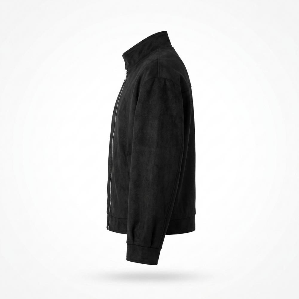Mens Outlet House - Yovan | Zip-Up Suede-Effect Jacket Men
