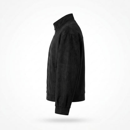 Mens Outlet House - Yovan | Zip-Up Suede-Effect Jacket Men