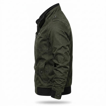 Mens Outlet House - Yufot | Zip-Up Stand-Collar Jacket Men
