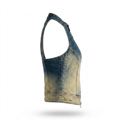 Mens Outlet House - Darev | Washed Halterneck Top Women