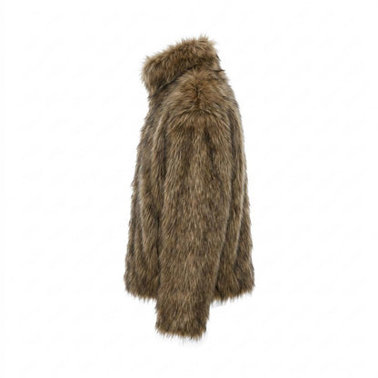 Mens Outlet House - Taser | Faux-Fur Collared Jacket Unisex