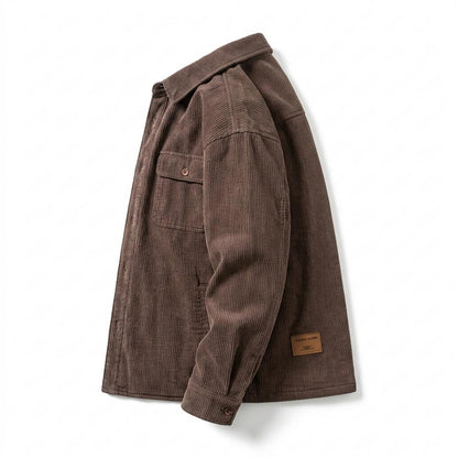 Mens Outlet House - Tolod | Corduroy Button-Up Shirt Men
