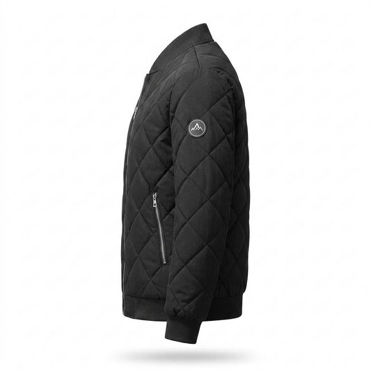 Mens Outlet House - Cehim | Quilted Fleece-Lined Jacket Men
