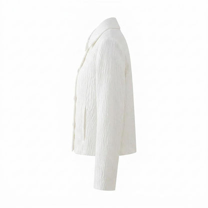 Mens Outlet House - Retev | Textured Button-Front Jacket Women