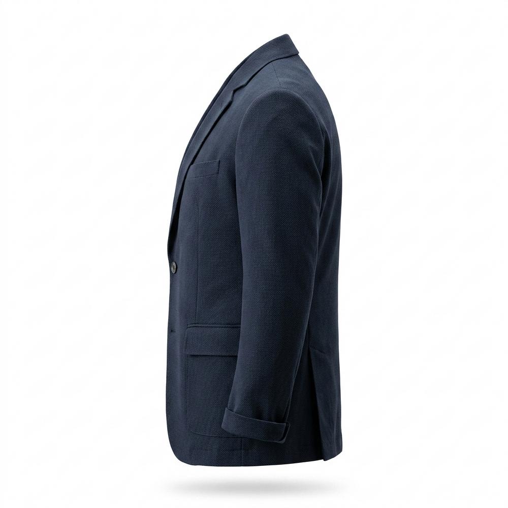 Mens Outlet House - Nadum | Two-Button Textured Blazer Men