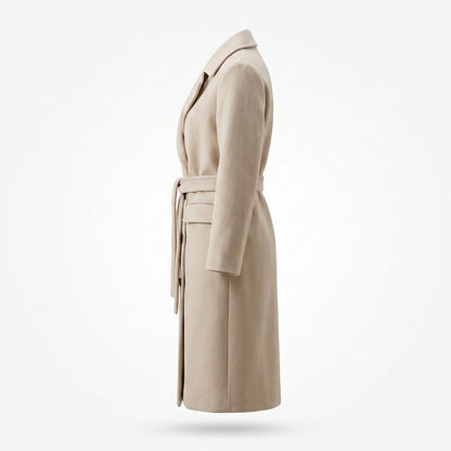 Mens Outlet House - Tiral | Double-Breasted Belted Coat Women