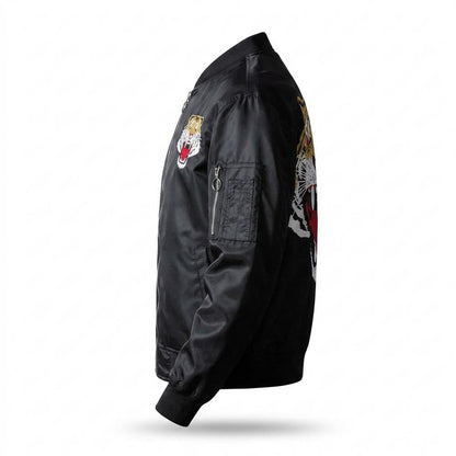 Mens Outlet House - Niver | Embroidered Zip-Up Jacket Men