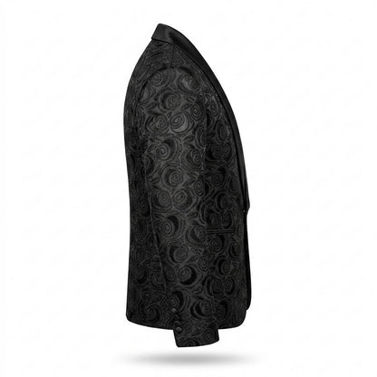 Mens Outlet House - Loram | Floral Shawl Collar Blazer Men
