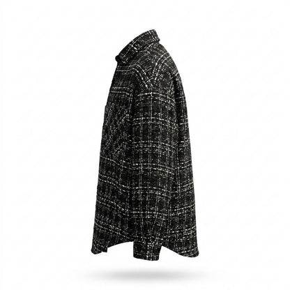 Mens Outlet House - Alrel | Textured Plaid Shirt Unisex