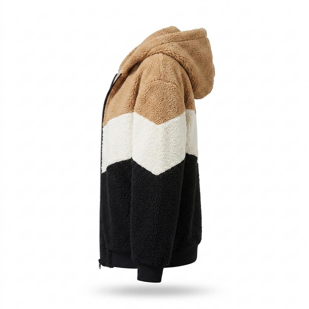 Mens Outlet House - Lusar | Color-Block Fleece Jacket Women