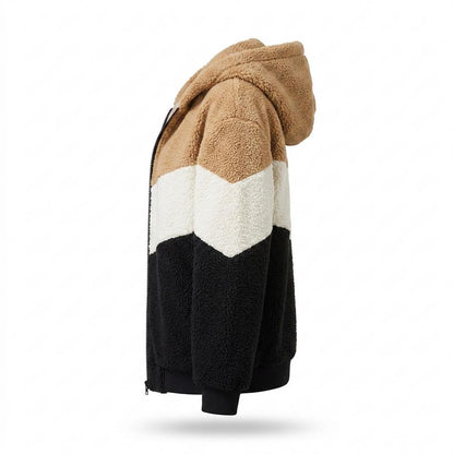 Mens Outlet House - Lusar | Color-Block Fleece Jacket Women