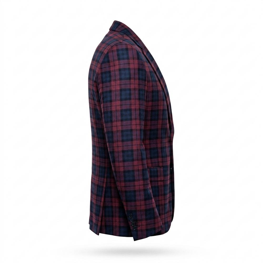 Mens Outlet House - Sozur | Plaid Slim-Fit Blazer Men