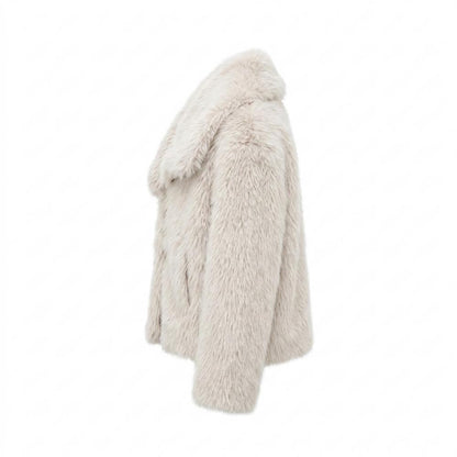 Mens Outlet House - Loral | Faux Fur Cropped Jacket Women