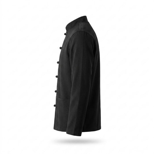 Mens Outlet House - Aefed | Mandarin Collar Toggled Jacket Men