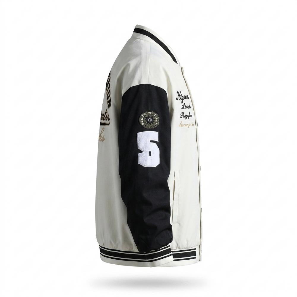 Mens Outlet House - Armar | Two-Tone Embroidered Jacket Unisex