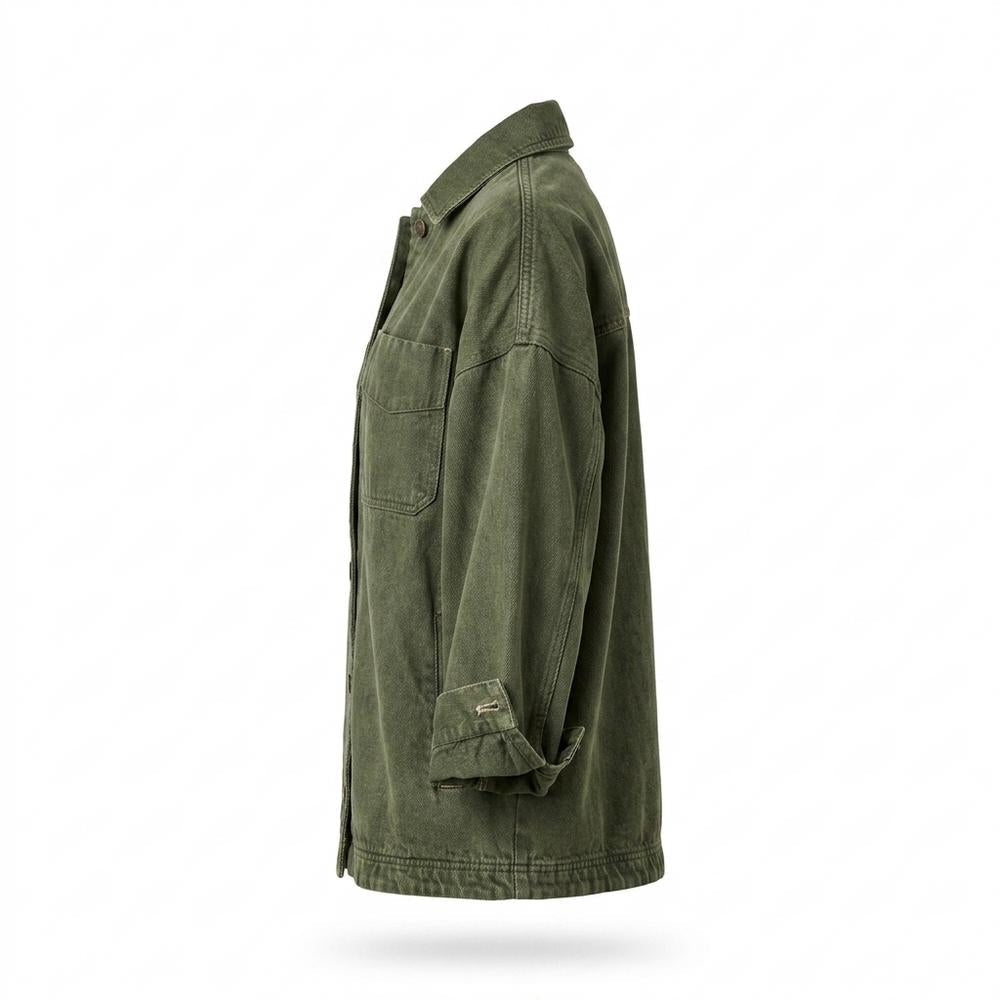 Mens Outlet House - Loran | Washed Button-Up Jacket Women