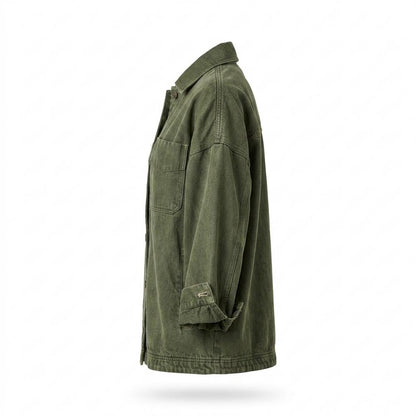 Mens Outlet House - Loran | Washed Button-Up Jacket Women