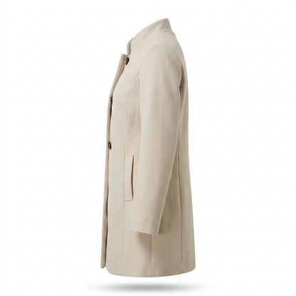 Mens Outlet House - Lonal | Stand-Collar Single-Breasted Coat Women