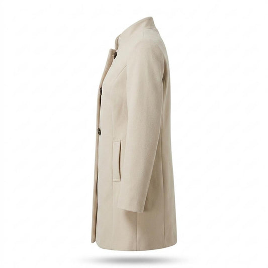 Mens Outlet House - Lonal | Stand-Collar Single-Breasted Coat Women