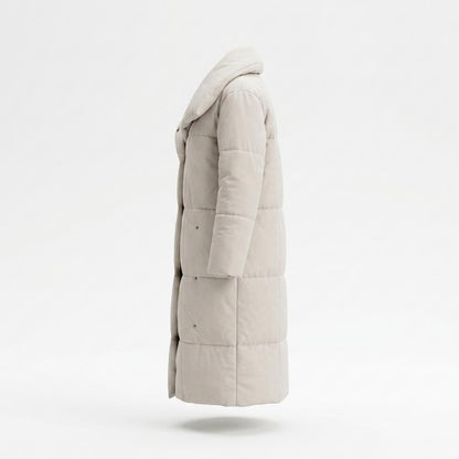 Mens Outlet House - Rolev | Quilted Funnel Neck Coat Women