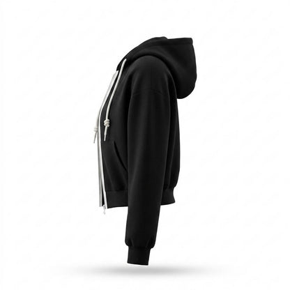 Mens Outlet House - Raken | Zip-Up Cropped Hoodie Women