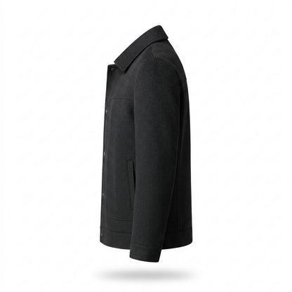 Mens Outlet House - Ledan | Wool Button-Front Jacket Men