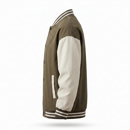 Mens Outlet House - Sanor | Two-Tone Snap-Button Jacket Unisex