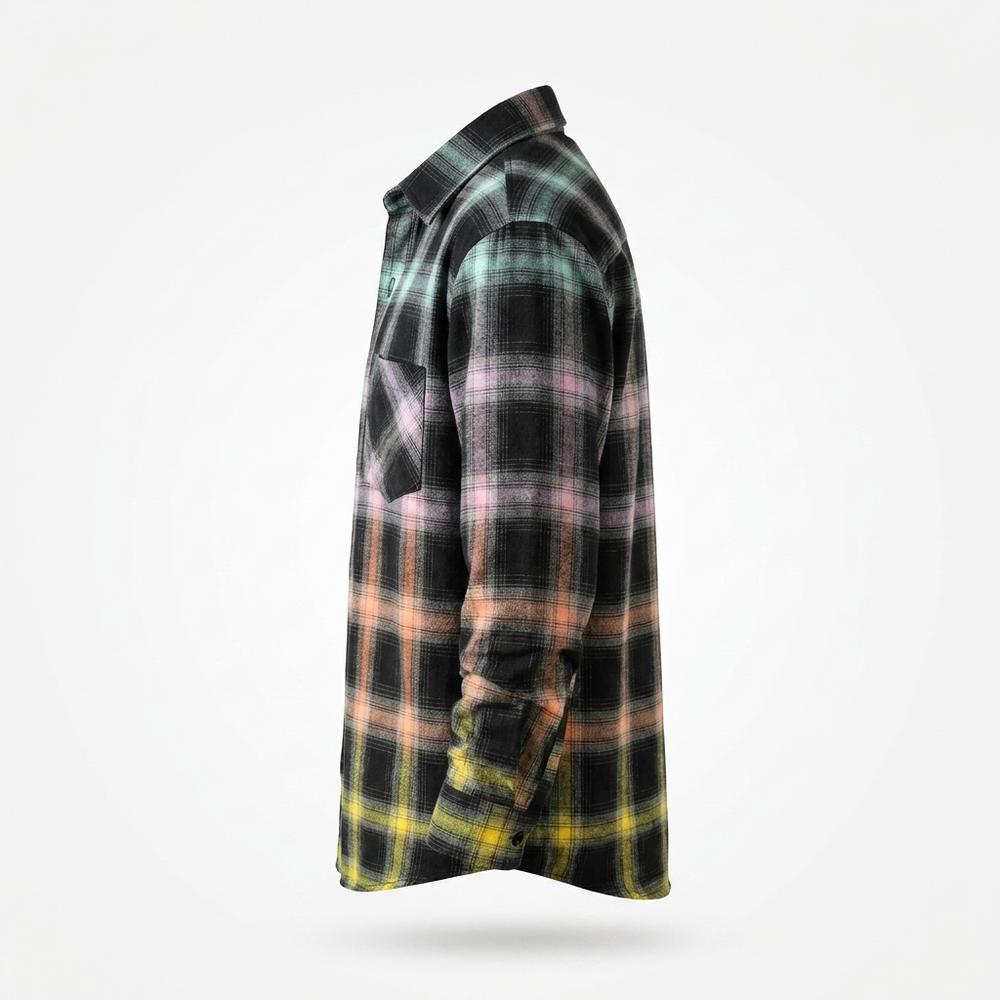 Mens Outlet House - Elsel | Plaid Long-Sleeved Shirt Men