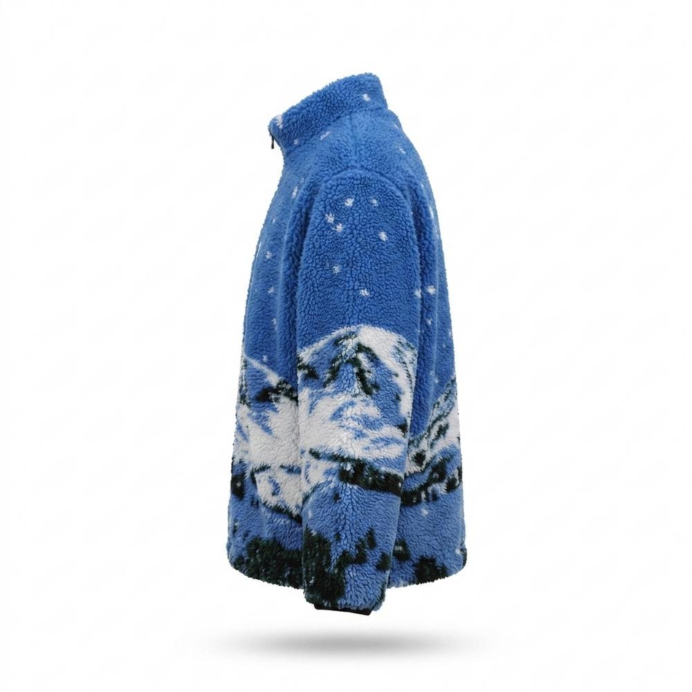 Mens Outlet House - Elrel | Fleece Printed Jacket Unisex