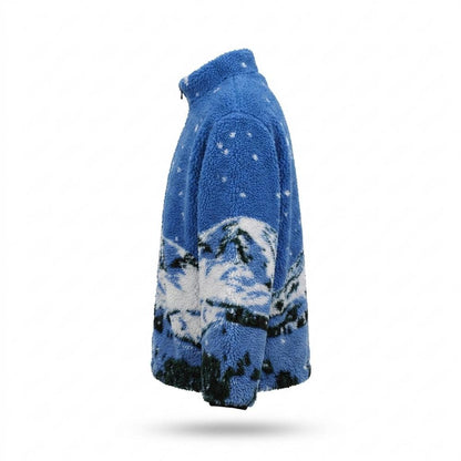 Mens Outlet House - Elrel | Fleece Printed Jacket Unisex