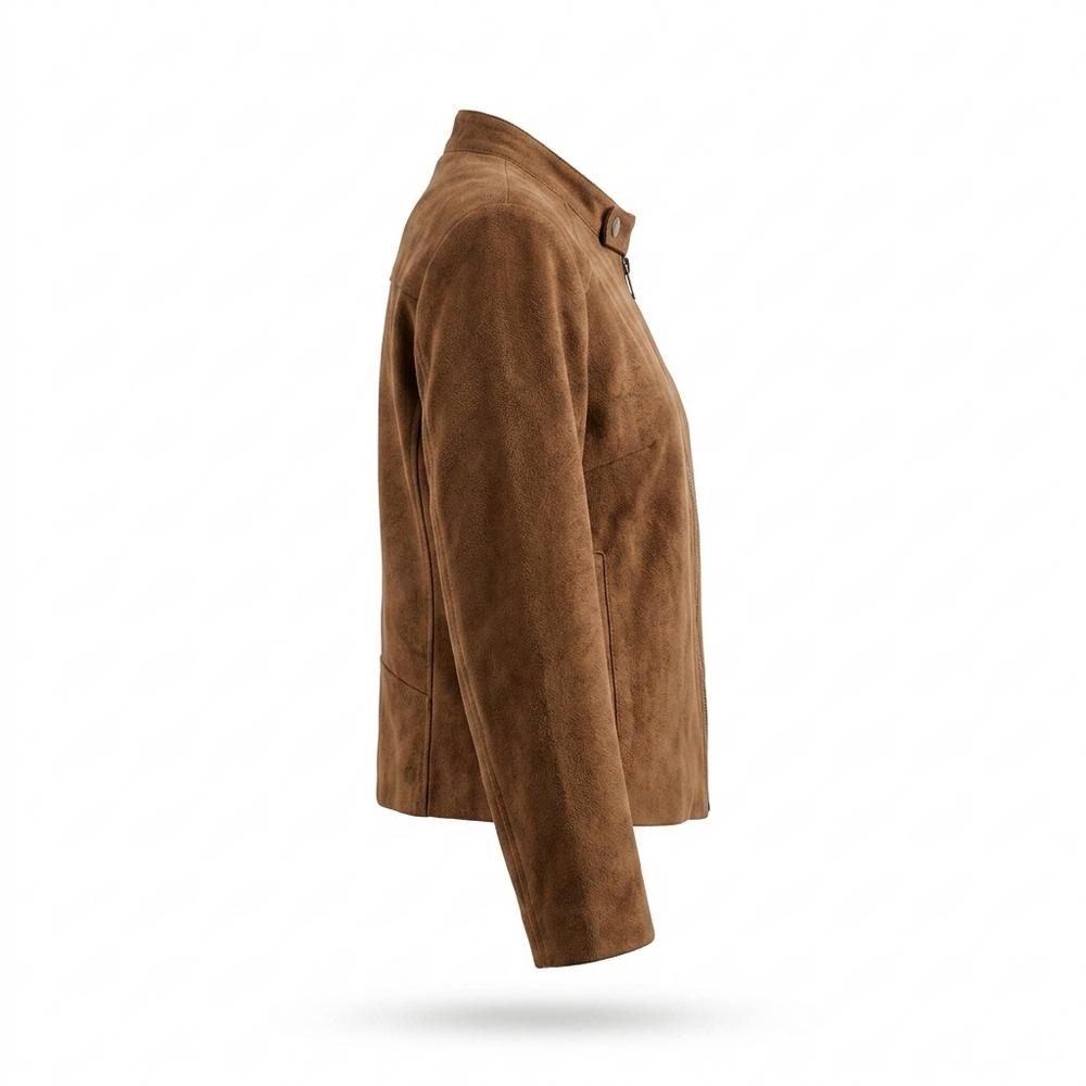 Mens Outlet House - Ardan | Zip-Up Suede-Effect Jacket Women