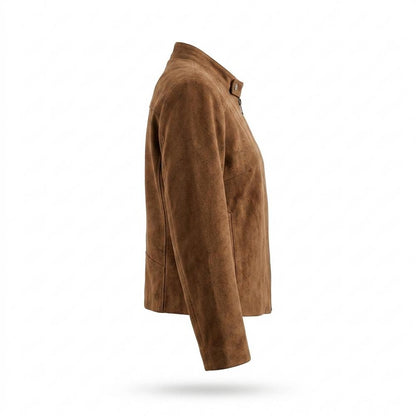 Mens Outlet House - Ardan | Zip-Up Suede-Effect Jacket Women