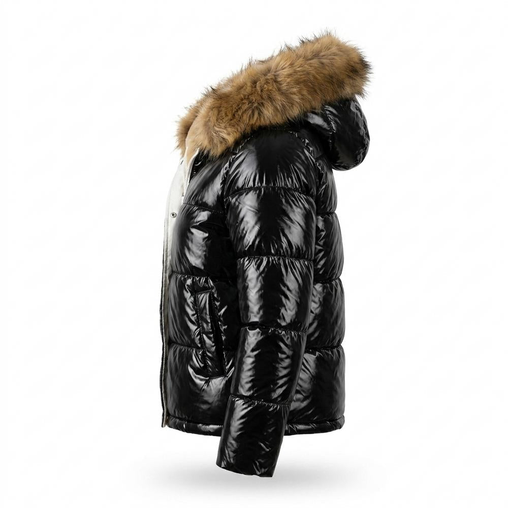Mens Outlet House - Colev | Hooded Shiny Jacket Women