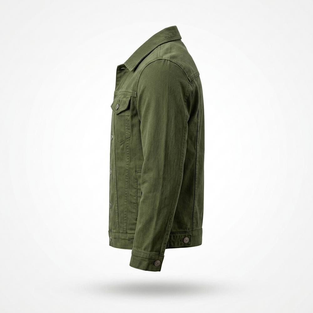 Mens Outlet House - Seren | Button-Front Slim-Fit Jacket Men