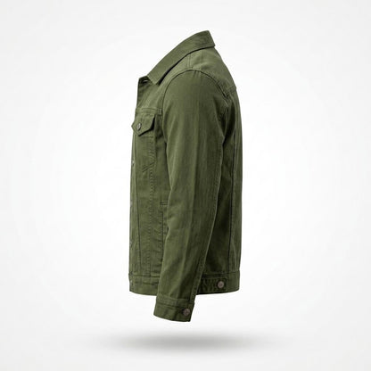 Mens Outlet House - Seren | Button-Front Slim-Fit Jacket Men